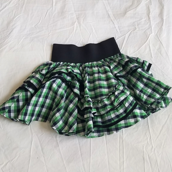 Forever 21 Dresses & Skirts - Y2K Green Plaid Skirt